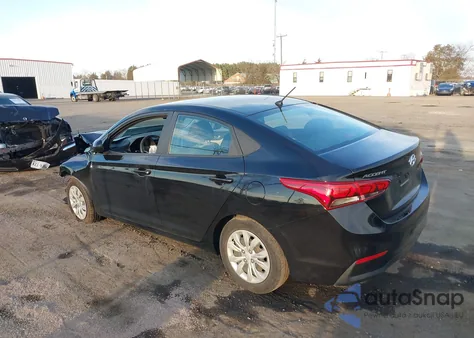 2022 Hyundai Accent Se z USA, uszkodzony, nr VIN 3KPC24A66NE170377